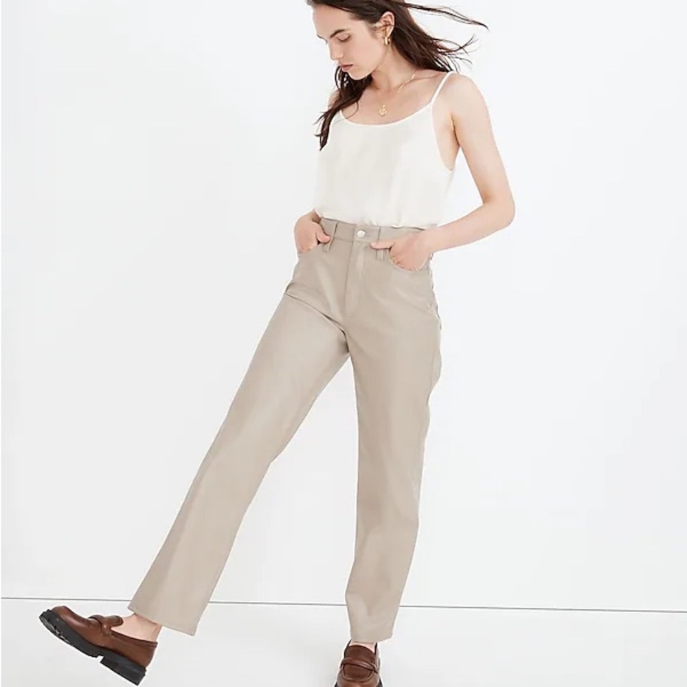 Madewell Perfect Vintage Faux Leather Pants